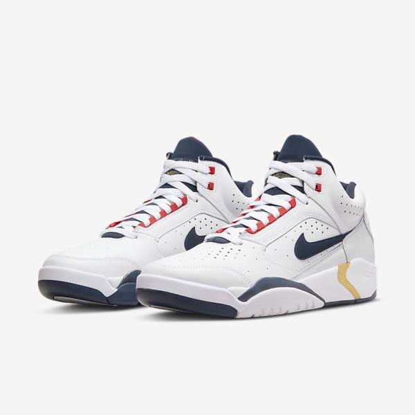 Nike Air Flight Lite Mid Sneakers Herren Metal Gold Navy | NK641JTY