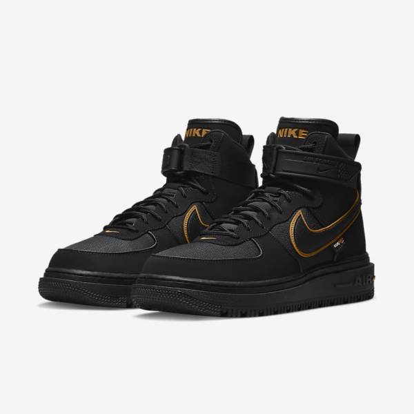 Nike Air Force 1 Boot Sneakers Herren Gold | NK216MSE