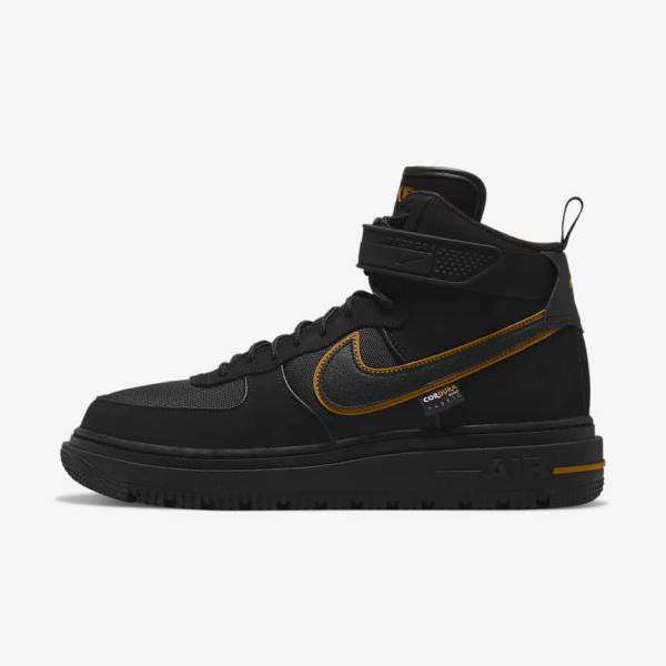 Nike Air Force 1 Boot Sneakers Herren Gold | NK216MSE