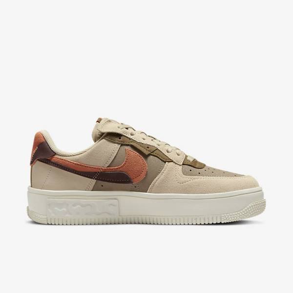 Nike Air Force 1 Fontanka Sneakers Damen Khaki | NK540SDH