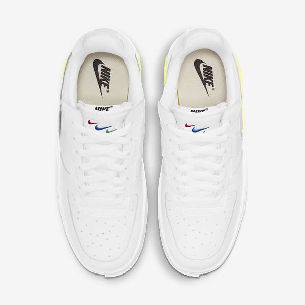 Nike Air Force 1 Fontanka Sneakers Damen Weiß Gelb Weiß | NK850RVJ