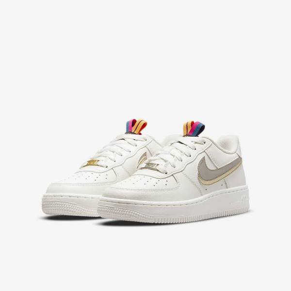 Nike Air Force 1 LV8 Older Sneakers Kinder Metal | NK358XGQ