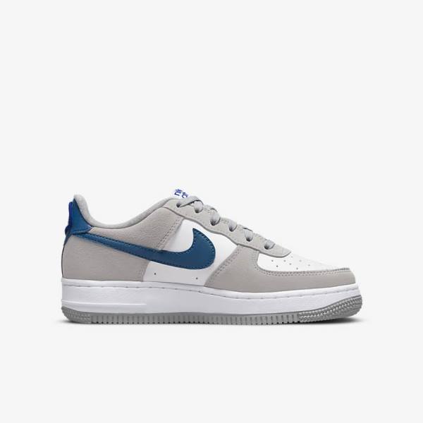 Nike Air Force 1 LV8 Older Sneakers Kinder Hellgrau Weiß Hellgrau | NK847BGI