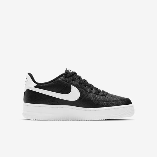 Nike Air Force 1 Older Sneakers Kinder Schwarz Weiß | NK270MBD