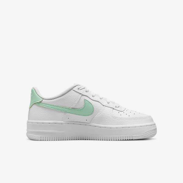 Nike Air Force 1 Older Sneakers Kinder Weiß Mintfarben | NK635DSP