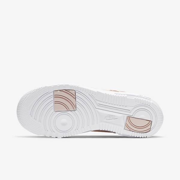 Nike Air Force 1 Pixel Sneakers Damen Beige | NK197ONW