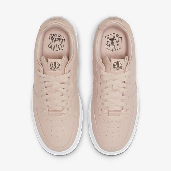 Nike Air Force 1 Pixel Sneakers Damen Beige | NK197ONW