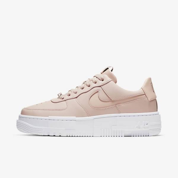 Nike Air Force 1 Pixel Sneakers Damen Beige | NK197ONW