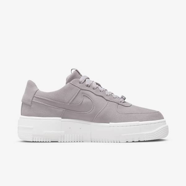 Nike Air Force 1 Pixel Sneakers Damen Grau Weiß Grau | NK723JGA