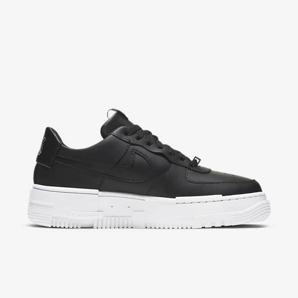 Nike Air Force 1 Pixel Sneakers Damen Schwarz Weiß Schwarz | NK819UWT