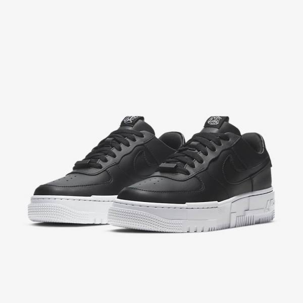 Nike Air Force 1 Pixel Sneakers Damen Schwarz Weiß Schwarz | NK819UWT