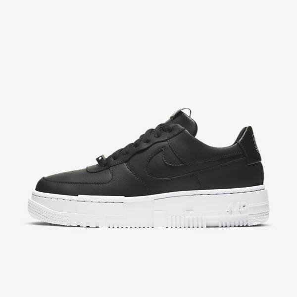 Nike Air Force 1 Pixel Sneakers Damen Schwarz Weiß Schwarz | NK819UWT