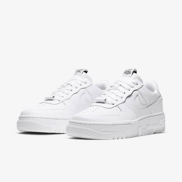 Nike Air Force 1 Pixel Sneakers Damen Weiß Schwarz Weiß | NK429ZXA