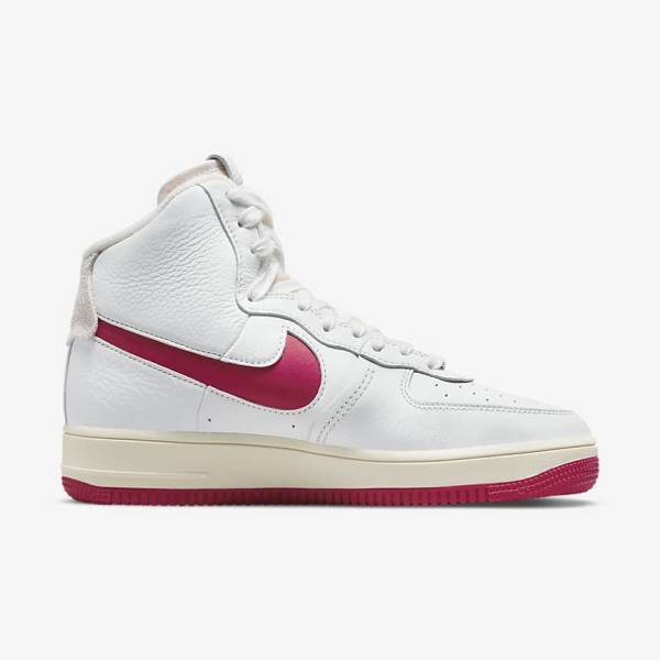 Nike Air Force 1 Sculpt Sneakers Damen Weiß Rot | NK509QLE