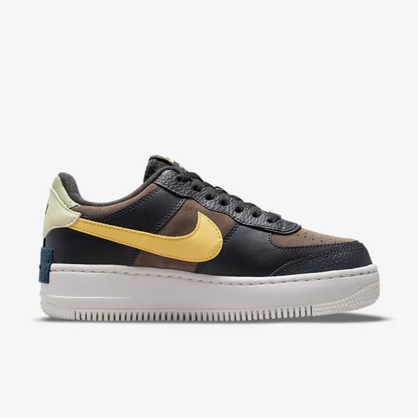 Nike Air Force 1 Shadow Sneakers Damen Gold | NK729RUH