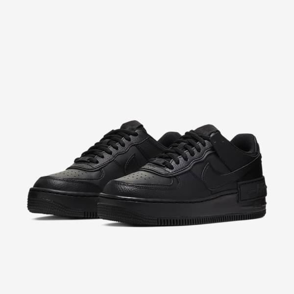 Nike Air Force 1 Shadow Sneakers Damen Schwarz | NK415RZY