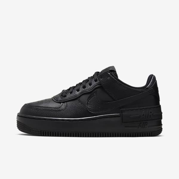 Nike Air Force 1 Shadow Sneakers Damen Schwarz | NK415RZY