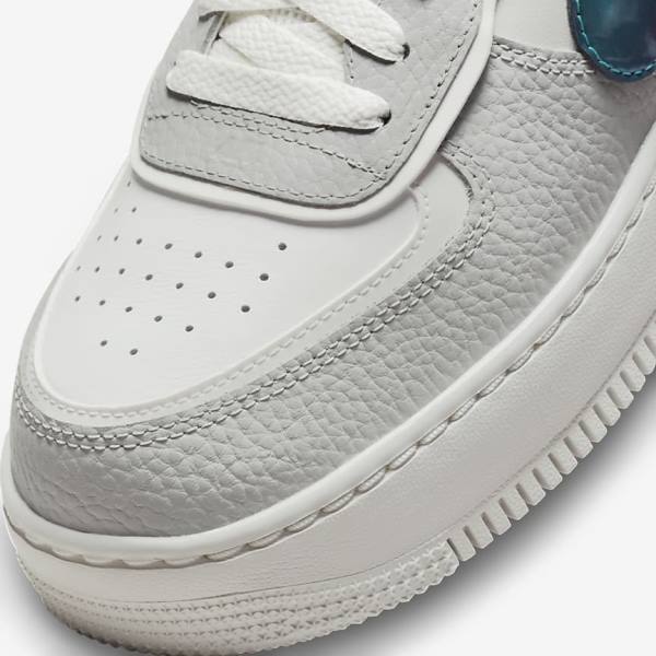 Nike Air Force 1 Shadow Sneakers Damen Weiß Grau Weiß | NK019WTU