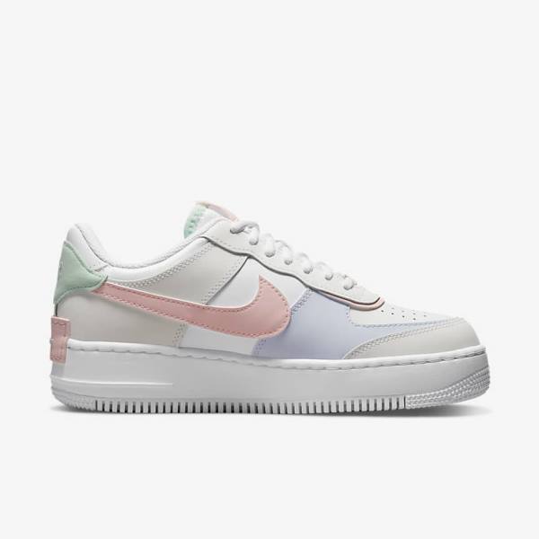 Nike Air Force 1 Shadow Sneakers Damen Weiß Mintfarben Grau | NK402PWX