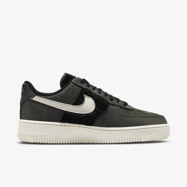 Nike Air Force 1 Sneakers Damen Schwarz Hellbeige | NK139VMO