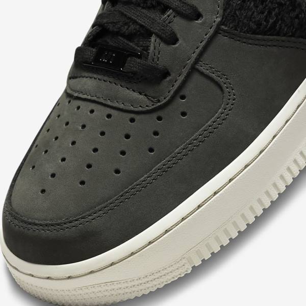 Nike Air Force 1 Sneakers Damen Schwarz Hellbeige | NK139VMO