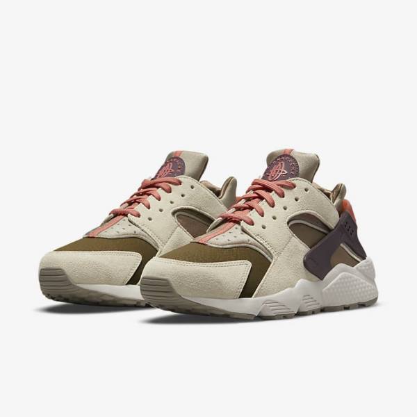 Nike Air Huarache SP Sneakers Damen Khaki | NK195PGA