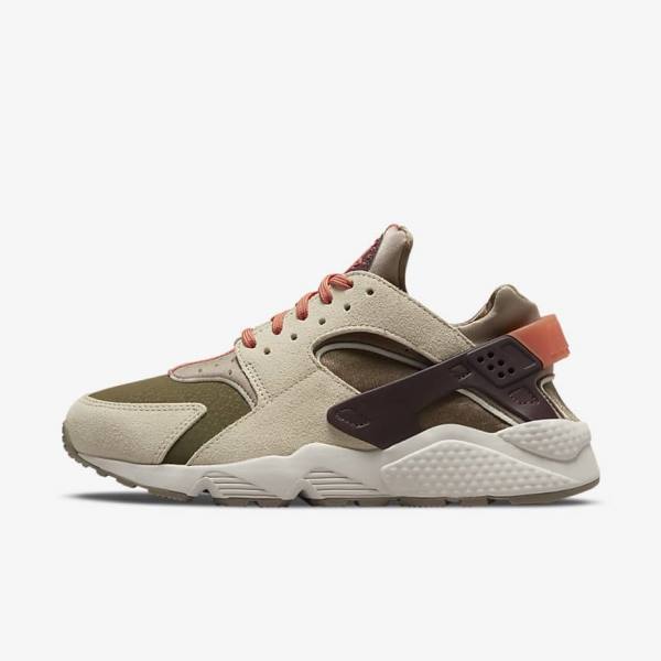 Nike Air Huarache SP Sneakers Damen Khaki | NK195PGA