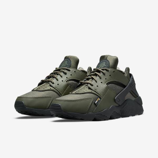 Nike Air Huarache Sneakers Herren Khaki Gold Khaki | NK835USY