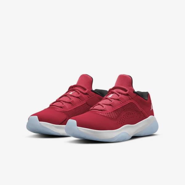 Nike Air Jordan 11 CMFT Low Older Sneakers Kinder Rot Schwarz Weiß | NK364HFN