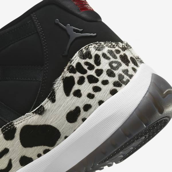 Nike Air Jordan 11 Retro Sneakers Damen Schwarz Weiß Rot | NK865LDY