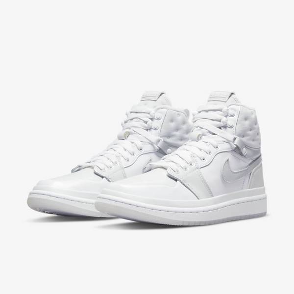 Nike Air Jordan 1 Acclimate Jordan Schuhe Damen Weiß Grau | NK569YKI