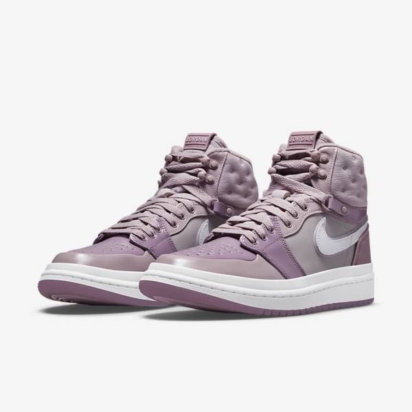 Nike Air Jordan 1 Acclimate Jordan Schuhe Damen Lila Grau Weiß | NK820ZMS