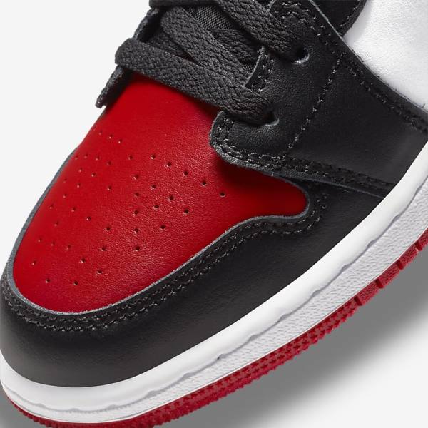 Nike Air Jordan 1 Low Older Sneakers Kinder Rot Schwarz Weiß | NK016TWH