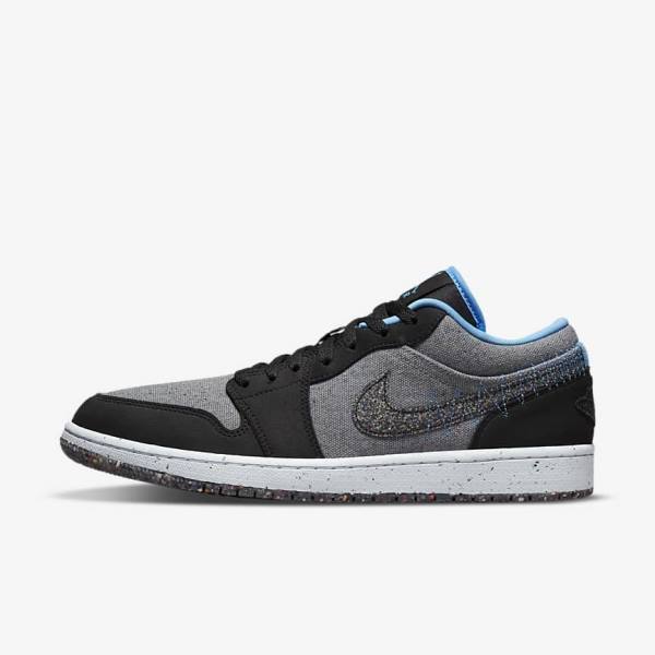 Nike Air Jordan 1 Low SE Sneakers Herren Grau Schwarz Blau | NK965TWD