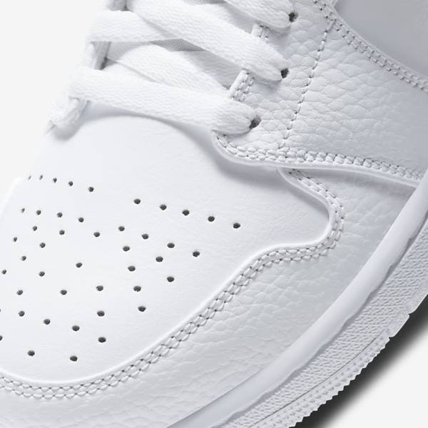 Nike Air Jordan 1 Mid Jordan Schuhe Herren Weiß | NK846GYZ