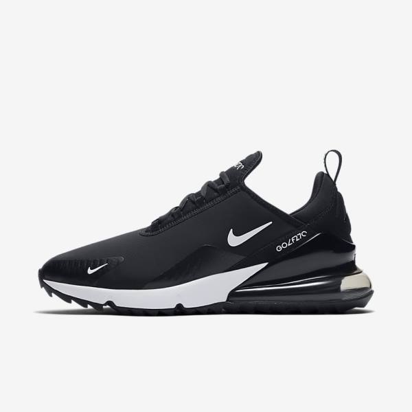 Nike Air Max 270 G Golfschuhe Herren Schwarz Weiß | NK391KAM