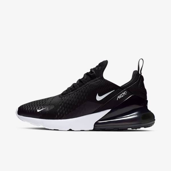 Nike Air Max 270 Sneakers Herren Schwarz Weiß Rot Dunkelgrau | NK648FXD