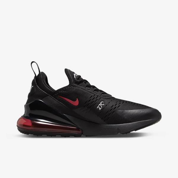 Nike Air Max 270 Sneakers Herren Schwarz Weiß Rot | NK798FGM