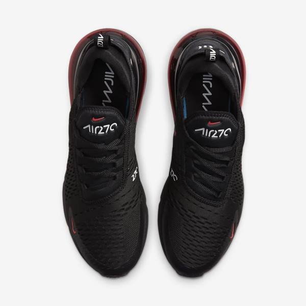 Nike Air Max 270 Sneakers Herren Schwarz Weiß Rot | NK798FGM