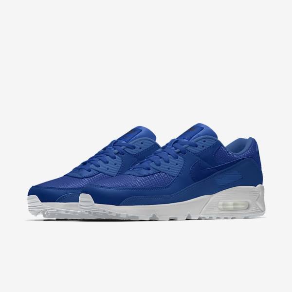 Nike Air Max 90 By You Custom Sneakers Damen Mehrfarbig | NK318UDQ