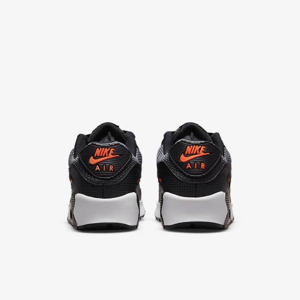 Nike Air Max 90 Older Sneakers Kinder Orange | NK825LVA