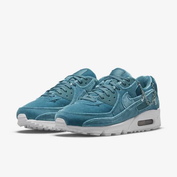 Nike Air Max 90 Premium Sneakers Damen Metal | NK356NOR