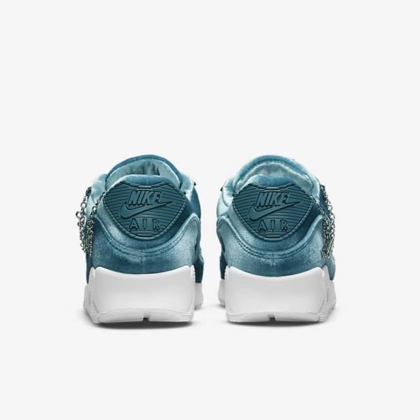 Nike Air Max 90 Premium Sneakers Damen Metal | NK356NOR