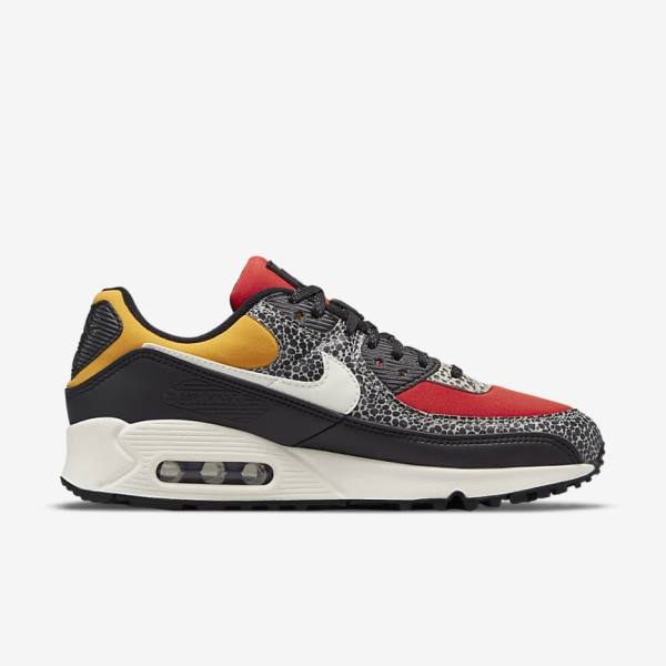 Nike Air Max 90 SE Sneakers Damen Schwarz Rot | NK791CMN