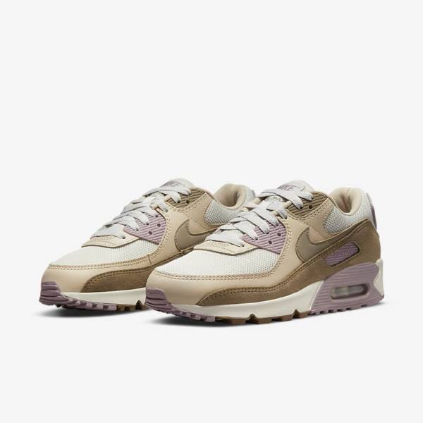 Nike Air Max 90 Sneakers Damen Khaki | NK948GAX