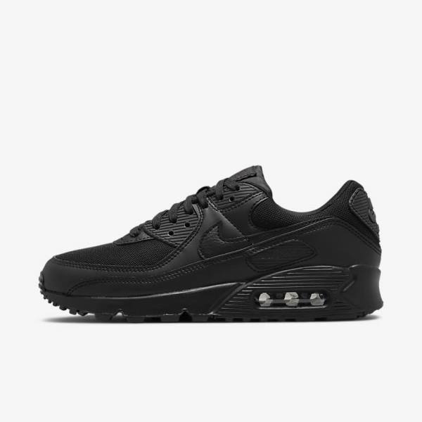 Nike Air Max 90 Sneakers Damen Schwarz | NK251DGO