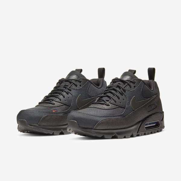 Nike Air Max 90 Surplus Sneakers Herren Schwarz | NK093JBZ