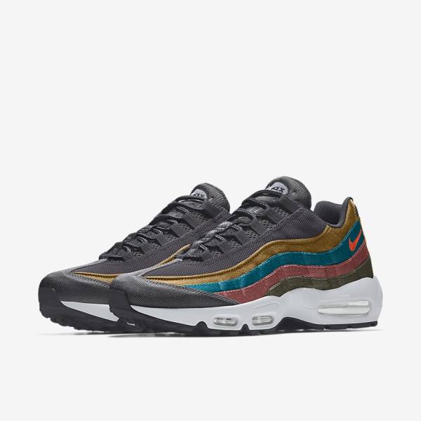 Nike Air Max 95 By You Custom Sneakers Herren Mehrfarbig | NK385SDQ