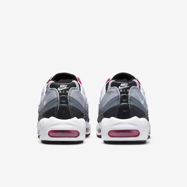 Nike Air Max 95 Sneakers Damen Dunkelgrau Grau Weiß | NK942TDU