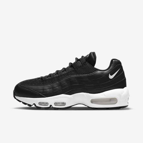 Nike Air Max 95 Sneakers Damen Schwarz Weiß | NK092NXY